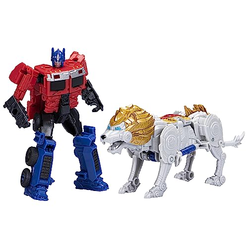 Transformers Película Despertar de Las Bestias - Beast Alliance - Beast Combiners Pack Doble - Juguete de Optimus Prime - 12,5 cm - A Partir de 6 años
