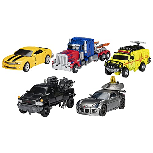 Transformers Toys Studio Series Movie 1 15th Anniversary Multipack con 5 figuras de acción, a partir de 8 años (exclusivo de Amazon)