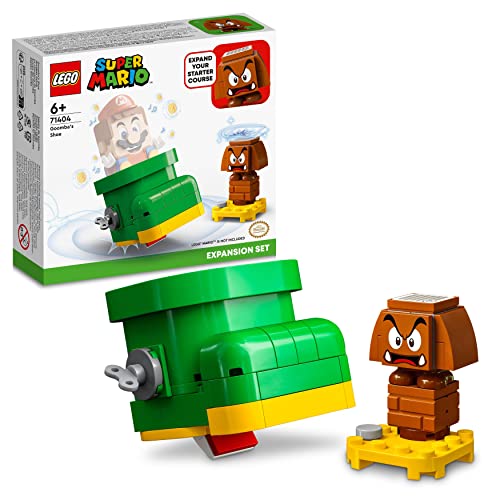 LEGO 71404 Super Mario Set de Expansión: Zapato Goomba, Juguete de Construcción, Combinar con Pack Inicial, Luigi o Peach, Coleccionable Mario Bros, Regalo para Niños