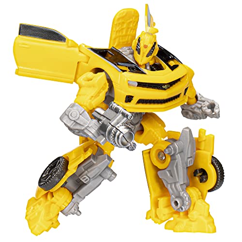 Transformers Studio Series Core Class Bumblebee-Figura de acción Lado Oscuro de la Luna, 8,5 cm (Hasbro F7490)