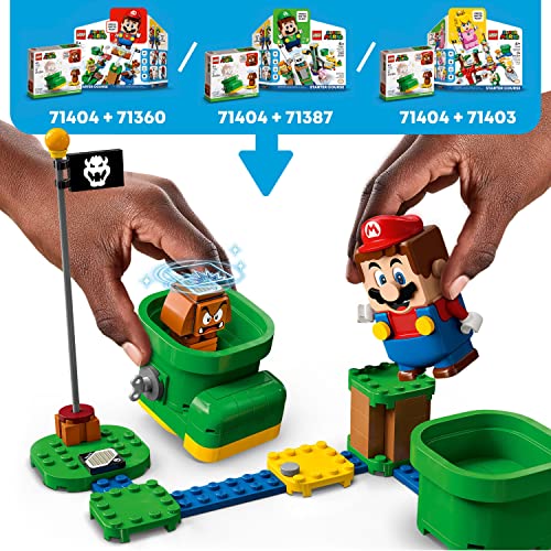 LEGO 71404 Super Mario Set de Expansión: Zapato Goomba, Juguete de Construcción, Combinar con Pack Inicial, Luigi o Peach, Coleccionable Mario Bros, Regalo para Niños