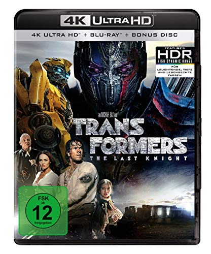 Transformers 5 - The Last Knight (4K Ultra-HD) (+ Blu-ray) (+ Bonus-Disc) [Alemania] [Blu-ray]