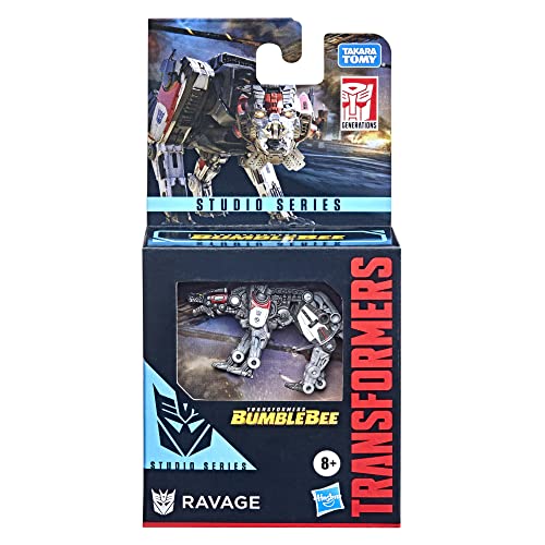 Transformers Toys Studio Series Core Class Bumblebee Ravage Action Figure - Ages 8 and Up, 3.5-inch