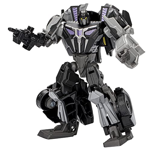 Transformers Studio Series - Figura 02 - Transformers: War for Cybertron - Figura Deluxe Class Gamer Edition Barricade de 11 cm