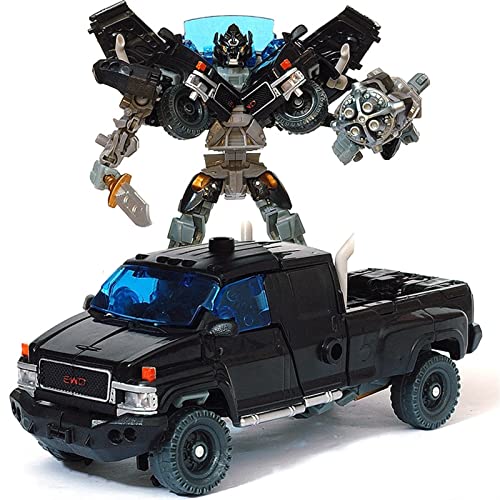 WDWD Transformers Toys Dark des Moon Mechtech - Figura de acción Ironhide de clase líder de clase Ko Collectors Edition que transforma el juguete