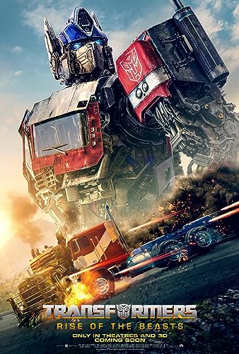 Transformers Rise of the Beasts 6 MAXI Poster on Canvas - Póster de arte de película en varios tamaños para ideas de sala de estar o dormitorio. Imágenes de películas de culto sin bordes Classic Icon