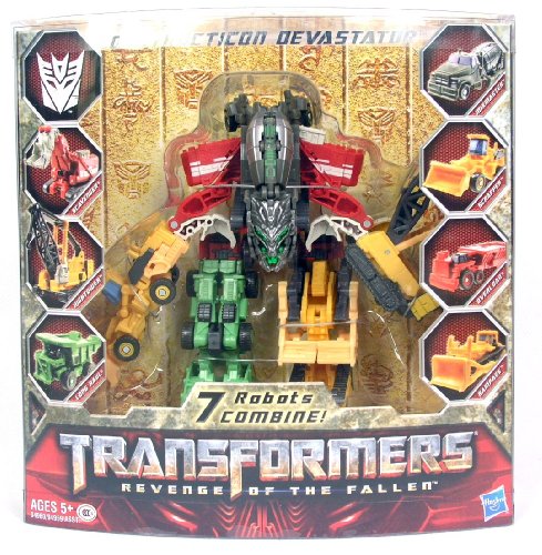 Overseas Limited Edition Transformers Revenge of the Fallen Transformers Movie EZ Collection DX Devastator set of 7 (japan import)